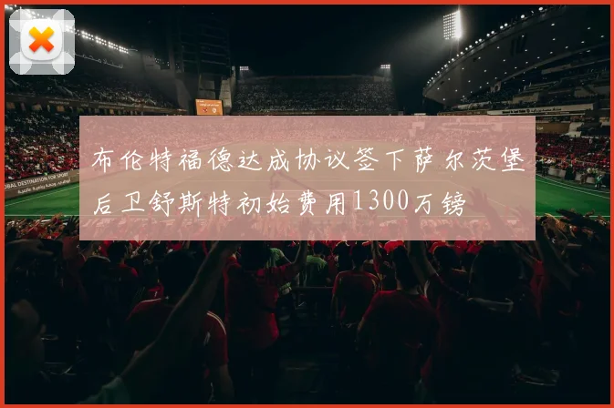 布伦特福德达成协议签下萨尔茨堡后卫舒斯特初始费用1300万镑
